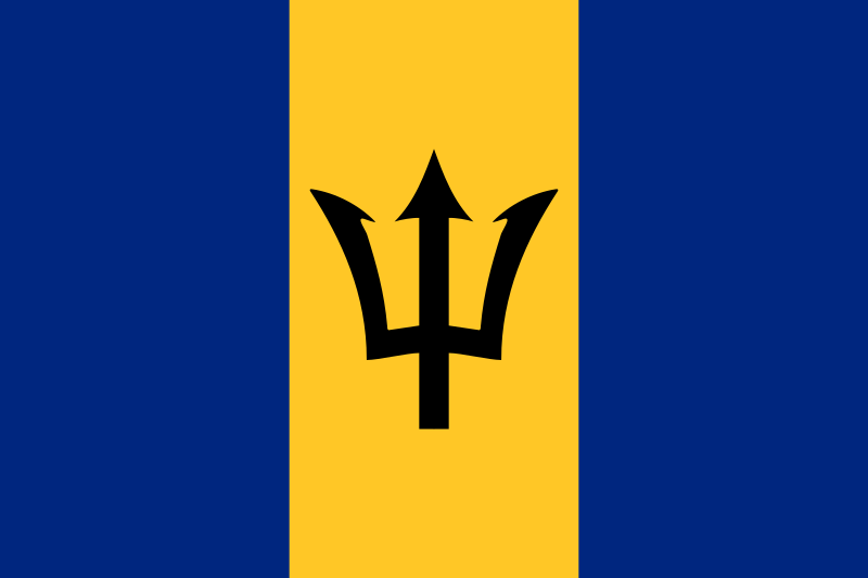 Fil:Barbados flagg.png