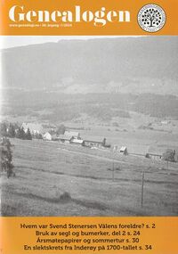 Genealogen nr. 2/2023.